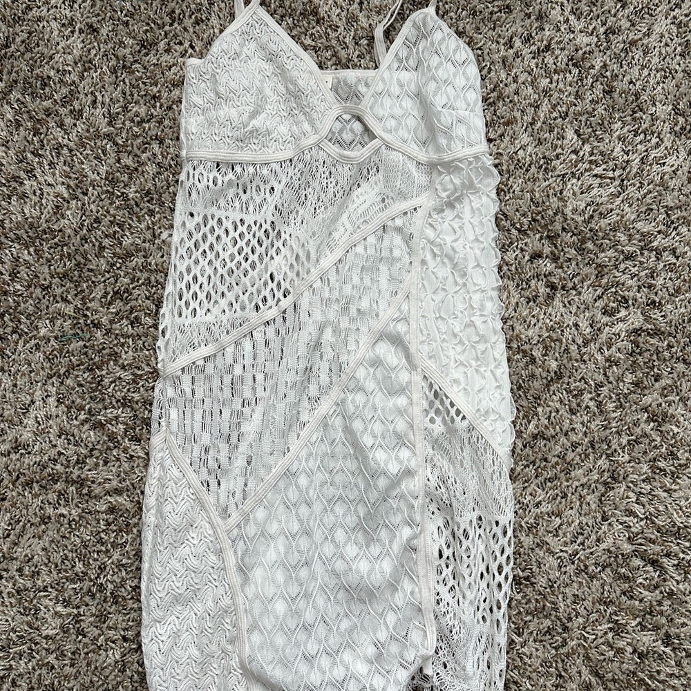 For Love & Lemons White Lace Mesh Dress - never worn